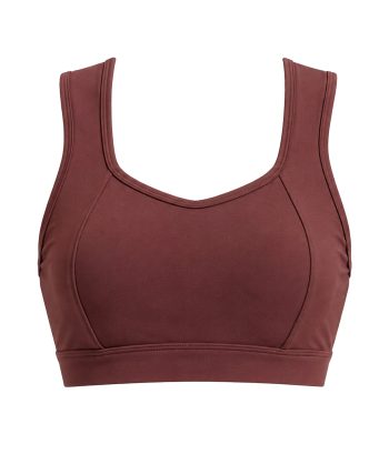 Chocolate Brown sports bra